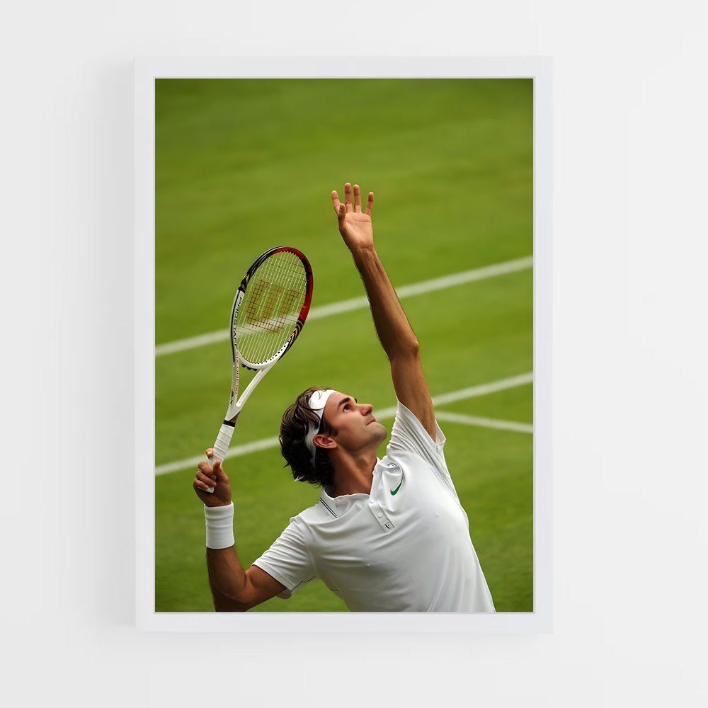 Poster Roger federer – affiche Tennis (vue 3)